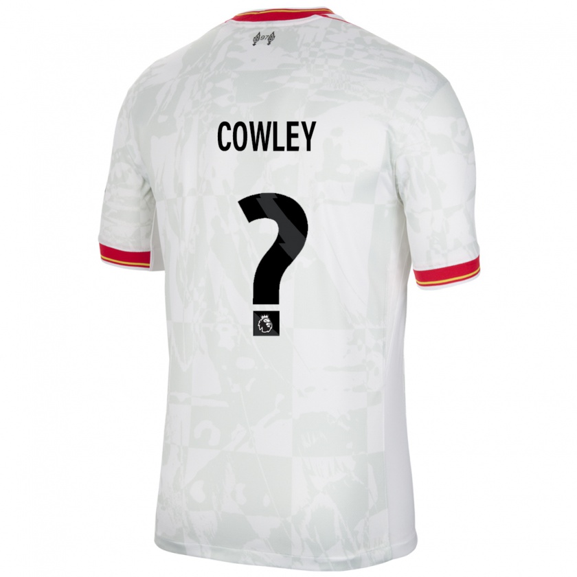 Kandiny Damen Ryan Cowley #0 Weiß Rot Schwarz Ausweichtrikot Trikot 2024/25 T-Shirt