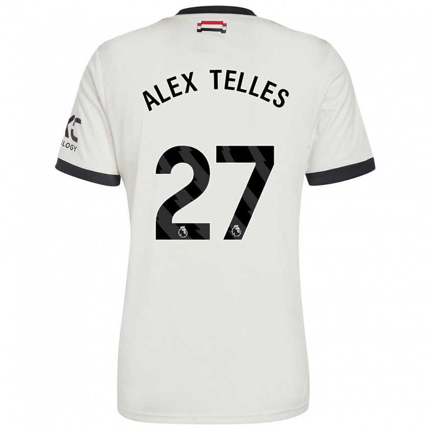 Kandiny Damen Alex Nicolao Telles #27 Cremeweiß Ausweichtrikot Trikot 2024/25 T-Shirt