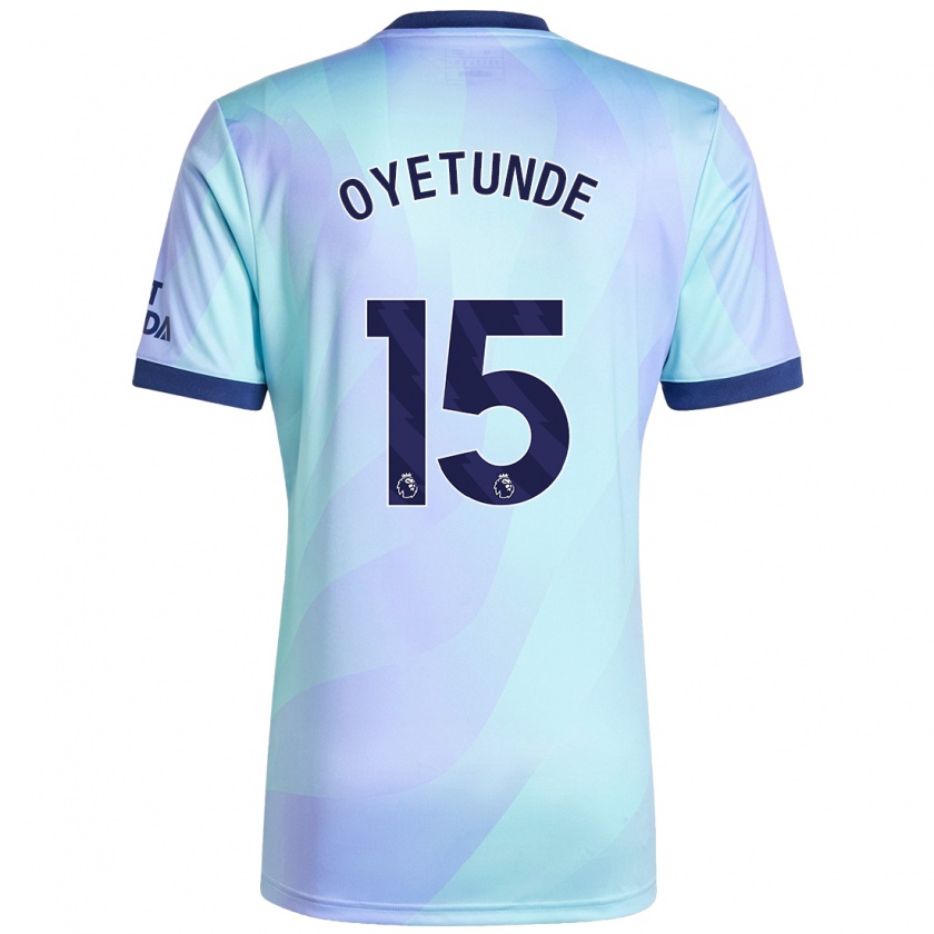 Kandiny Damen Daniel Oyetunde #15 Aquamarin Ausweichtrikot Trikot 2024/25 T-Shirt