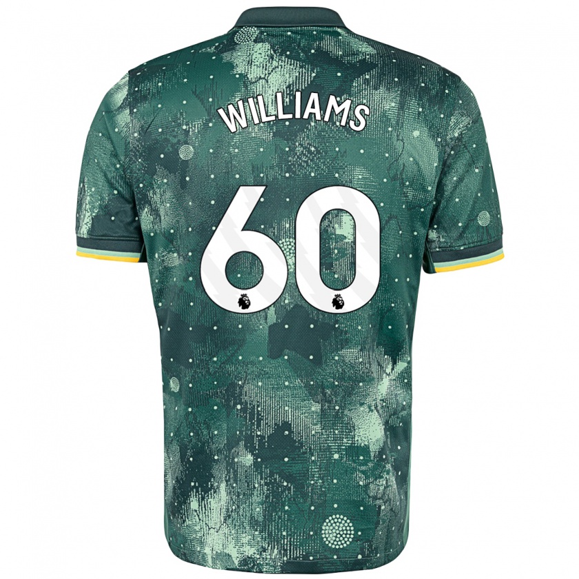 Kandiny Damen Jaden Williams #60 Mintgrün Ausweichtrikot Trikot 2024/25 T-Shirt