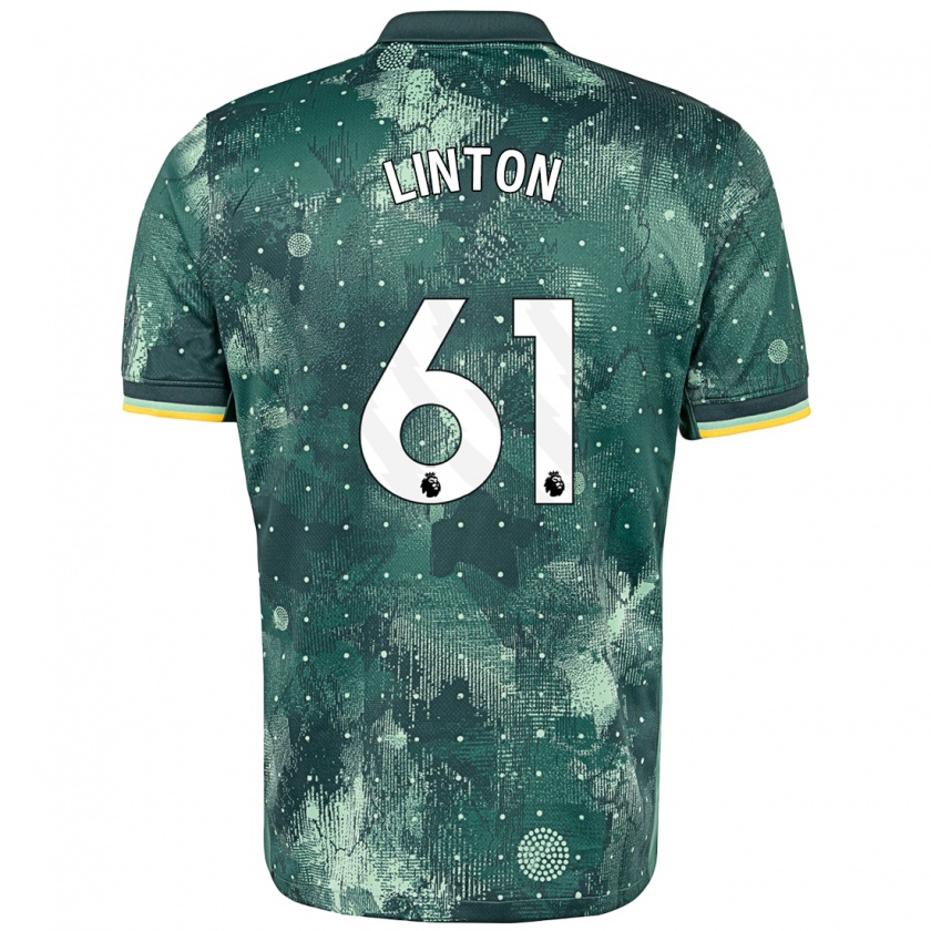 Kandiny Damen Jahziah Linton #61 Mintgrün Ausweichtrikot Trikot 2024/25 T-Shirt