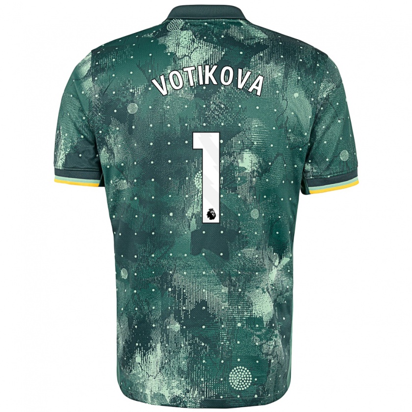 Kandiny Damen Barbora Votíková #1 Mintgrün Ausweichtrikot Trikot 2024/25 T-Shirt