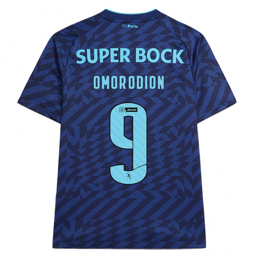 Kandiny Damen Samu Omorodion #9 Marineblau Ausweichtrikot Trikot 2024/25 T-Shirt