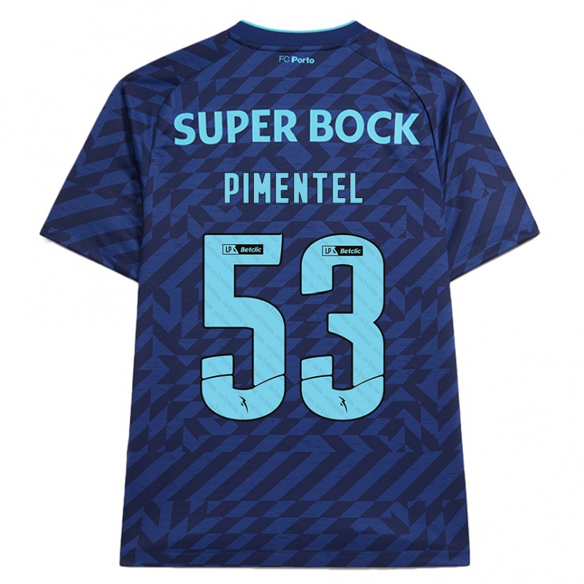 Kandiny Damen Eric Pimentel #53 Marineblau Ausweichtrikot Trikot 2024/25 T-Shirt