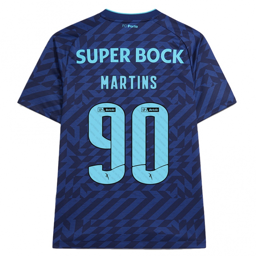 Kandiny Damen Gil Martins #90 Marineblau Ausweichtrikot Trikot 2024/25 T-Shirt