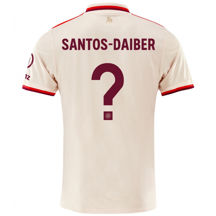 Kandiny Damen David Santos-Daiber #0 Leinen Ausweichtrikot Trikot 2024/25 T-Shirt