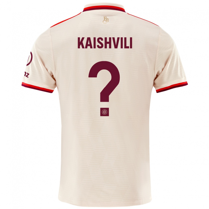 Kandiny Damen Jamal Kaishvili #0 Leinen Ausweichtrikot Trikot 2024/25 T-Shirt