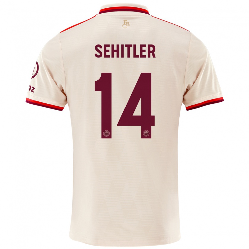 Kandiny Damen Alara Şehitler #14 Leinen Ausweichtrikot Trikot 2024/25 T-Shirt