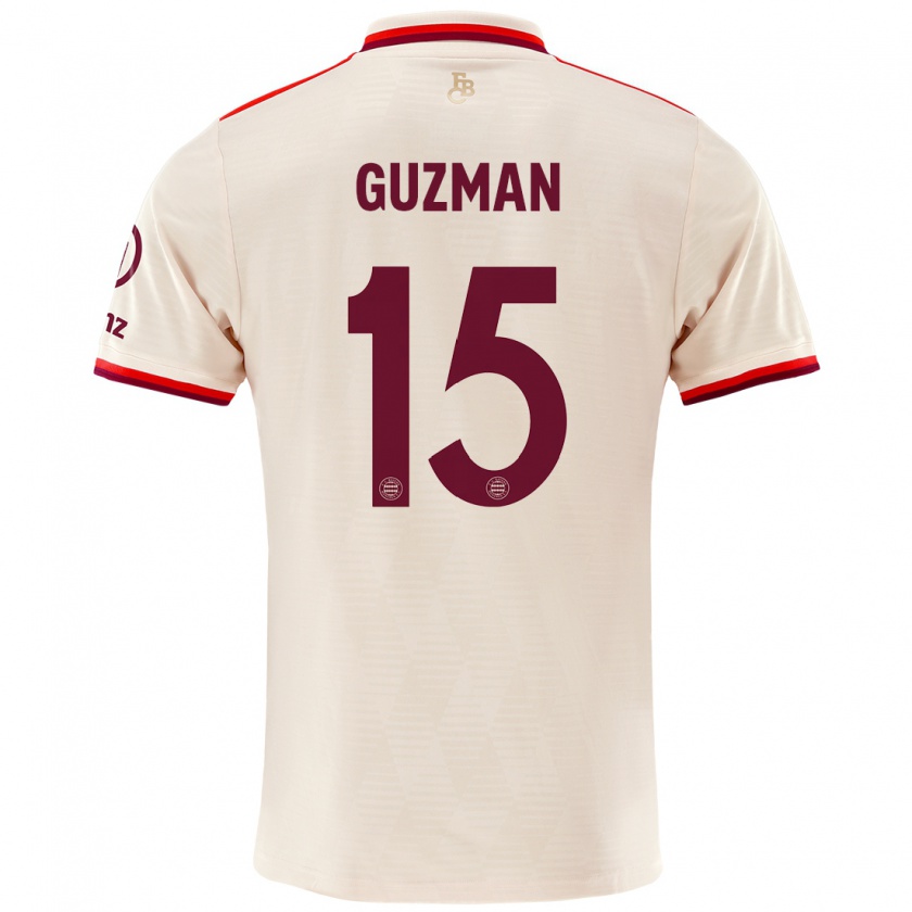 Kandiny Damen Ana María Guzmán #15 Leinen Ausweichtrikot Trikot 2024/25 T-Shirt