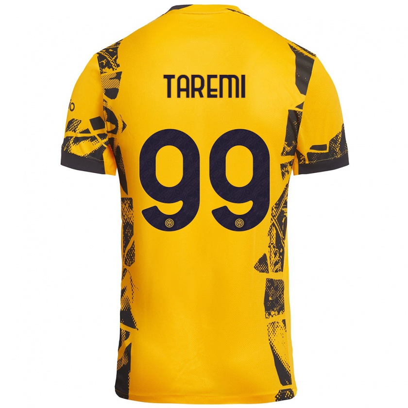 Kandiny Damen Mehdi Taremi #99 Gold Schwarz Ausweichtrikot Trikot 2024/25 T-Shirt