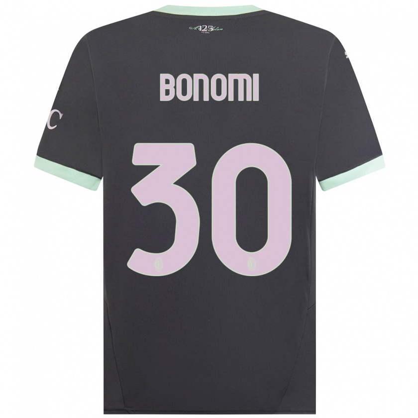 Kandiny Damen Alessandro Bonomi #30 Grau Ausweichtrikot Trikot 2024/25 T-Shirt