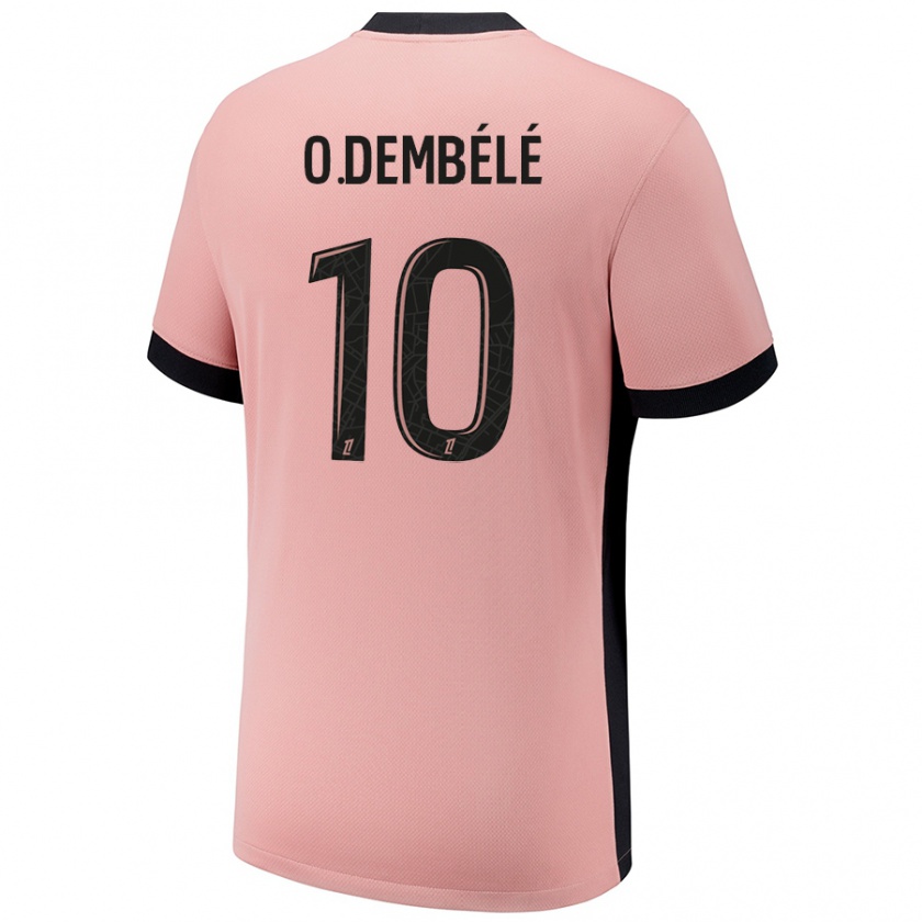 Kandiny Damen Ousmane Dembélé #10 Rostros Ausweichtrikot Trikot 2024/25 T-Shirt