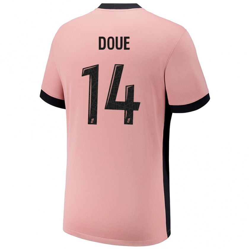 Kandiny Damen Désiré Doué #14 Rostros Ausweichtrikot Trikot 2024/25 T-Shirt