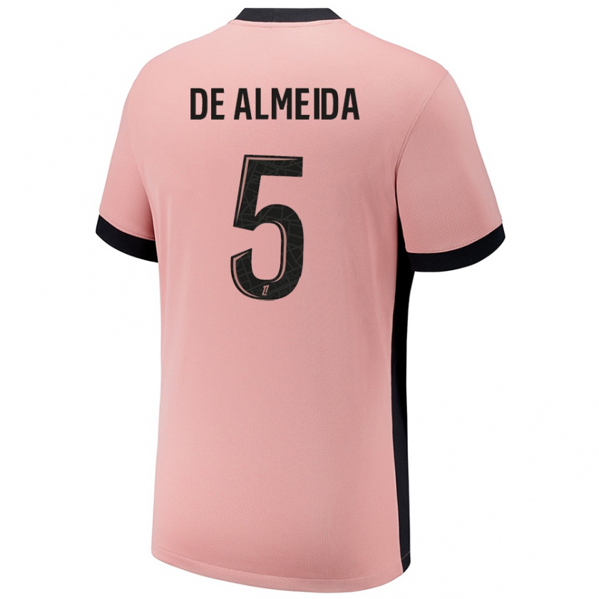 Kandiny Damen Élisa De Almeida #5 Rostros Ausweichtrikot Trikot 2024/25 T-Shirt