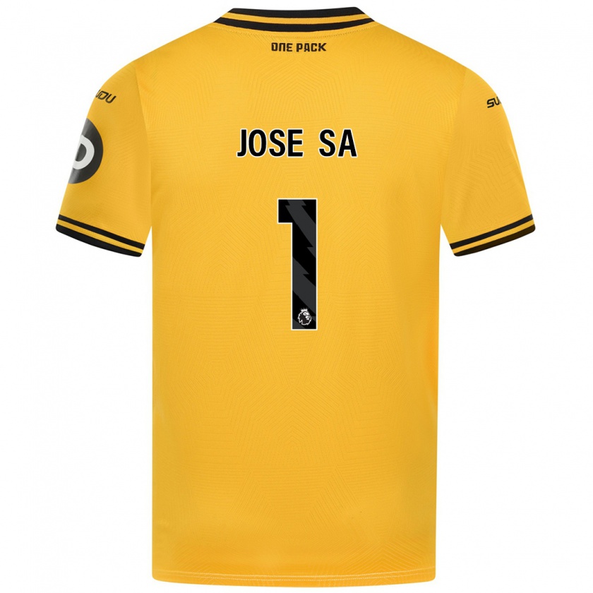 Kandiny Kinder José Sá #1 Gelb Heimtrikot Trikot 2024/25 T-Shirt