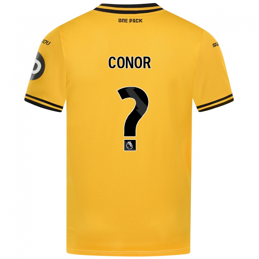 Kandiny Kinder Conor Mcleod #0 Gelb Heimtrikot Trikot 2024/25 T-Shirt