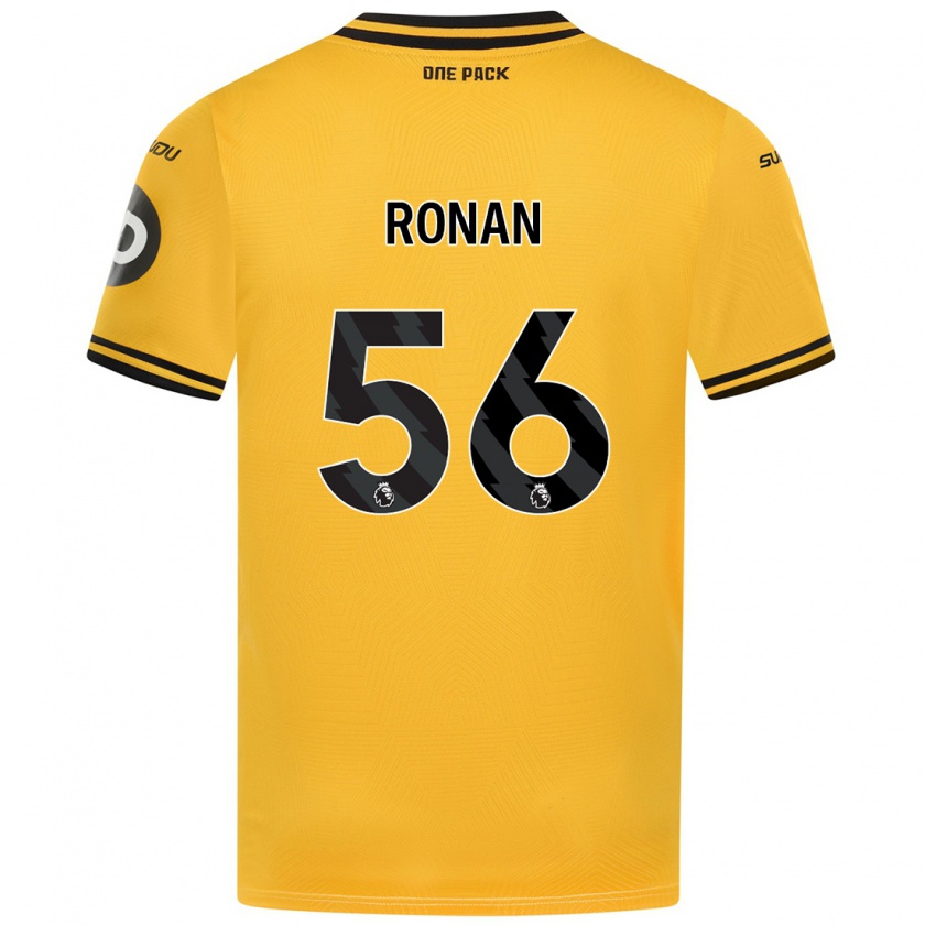 Kandiny Kinder Connor Ronan #56 Gelb Heimtrikot Trikot 2024/25 T-Shirt