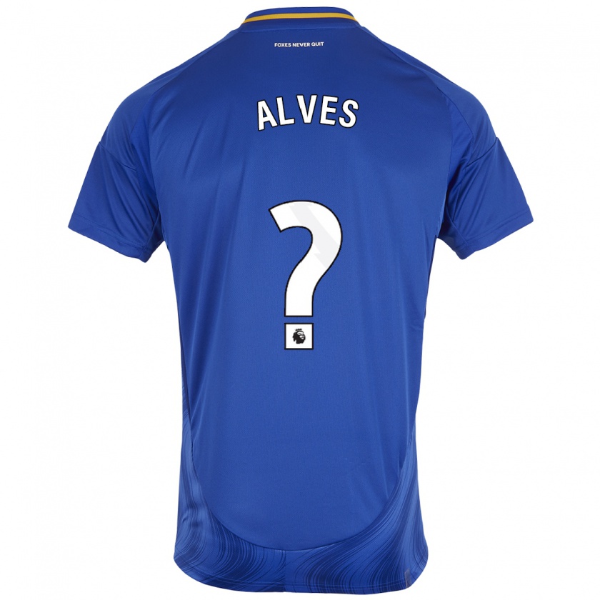 Kandiny Kinder Will Alves #0 Blau Weiß Heimtrikot Trikot 2024/25 T-Shirt