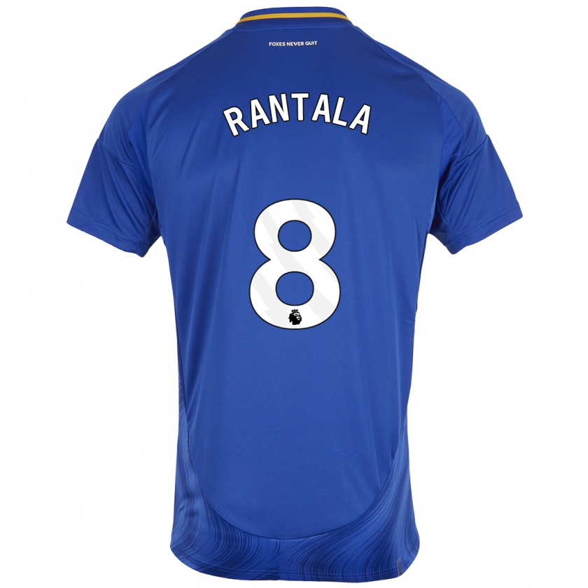 Kandiny Kinder Jutta Rantala #8 Blau Weiß Heimtrikot Trikot 2024/25 T-Shirt