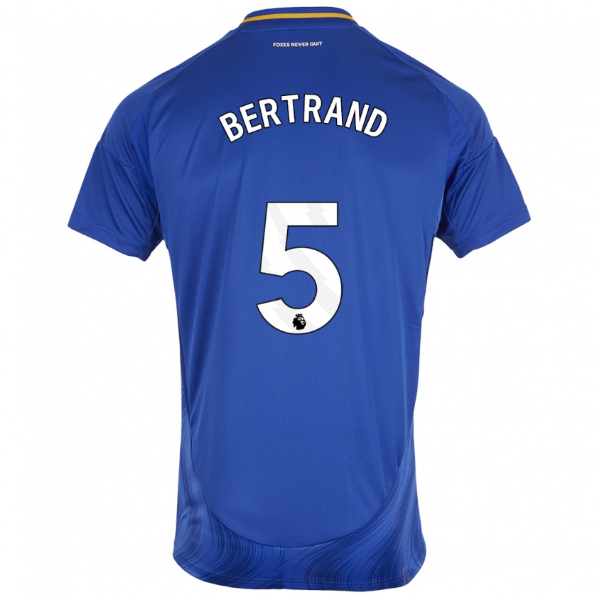 Kandiny Kinder Ryan Bertrand #5 Blau Weiß Heimtrikot Trikot 2024/25 T-Shirt