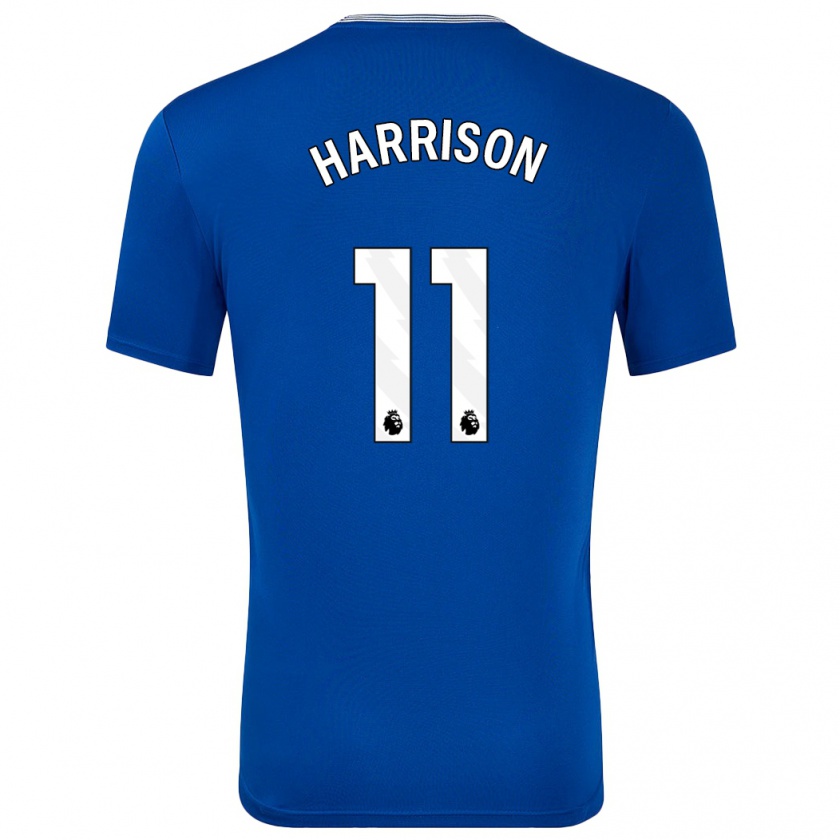 Kandiny Kinder Jack Harrison #11 Blau Mit Heimtrikot Trikot 2024/25 T-Shirt