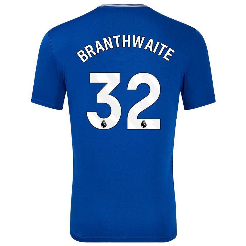 Kandiny Kinder Jarrad Branthwaite #32 Blau Mit Heimtrikot Trikot 2024/25 T-Shirt