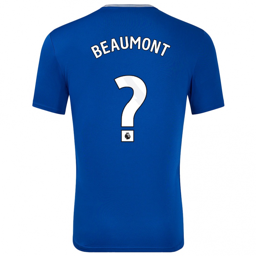 Kandiny Kinder Jacob Beaumont-Clark #0 Blau Mit Heimtrikot Trikot 2024/25 T-Shirt