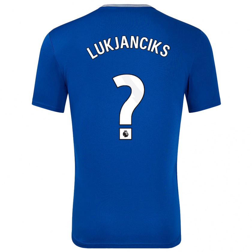 Kandiny Kinder Douglass Lukjanciks #0 Blau Mit Heimtrikot Trikot 2024/25 T-Shirt