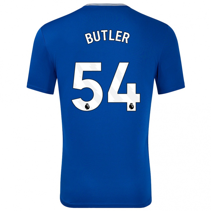 Kandiny Kinder Jack Butler #54 Blau Mit Heimtrikot Trikot 2024/25 T-Shirt