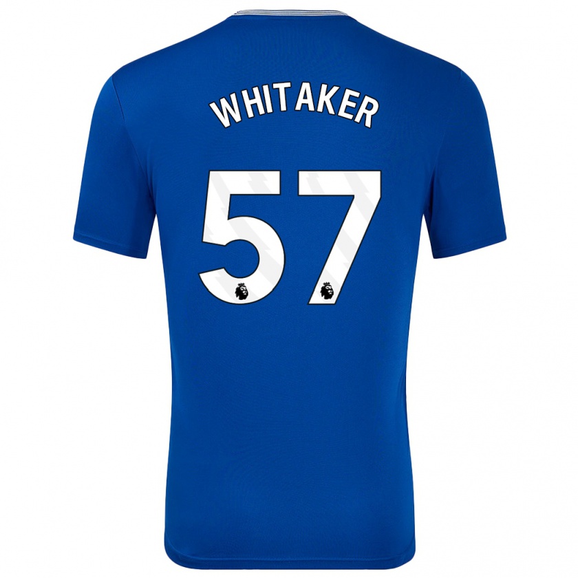 Kandiny Kinder Charlie Whitaker #57 Blau Mit Heimtrikot Trikot 2024/25 T-Shirt