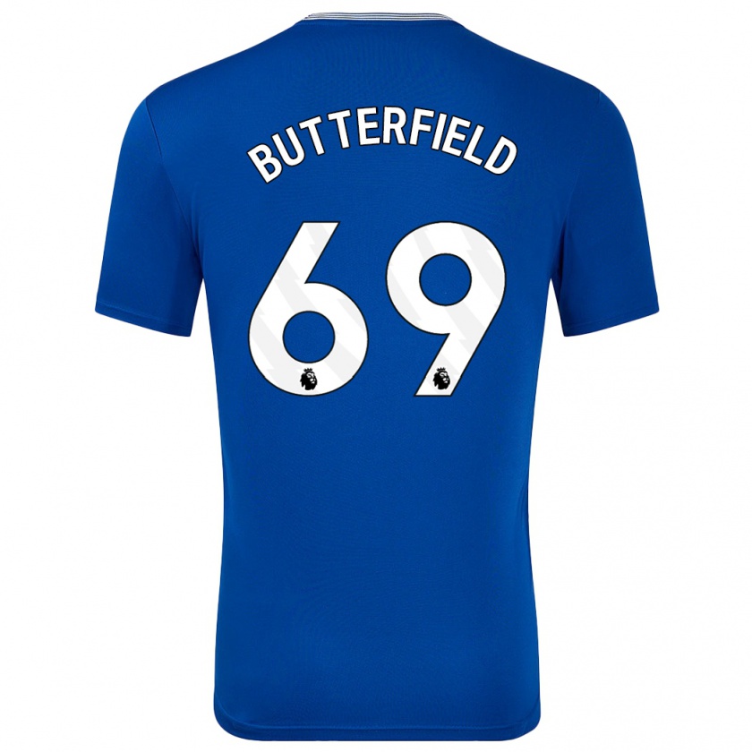 Kandiny Kinder Luke Butterfield #69 Blau Mit Heimtrikot Trikot 2024/25 T-Shirt