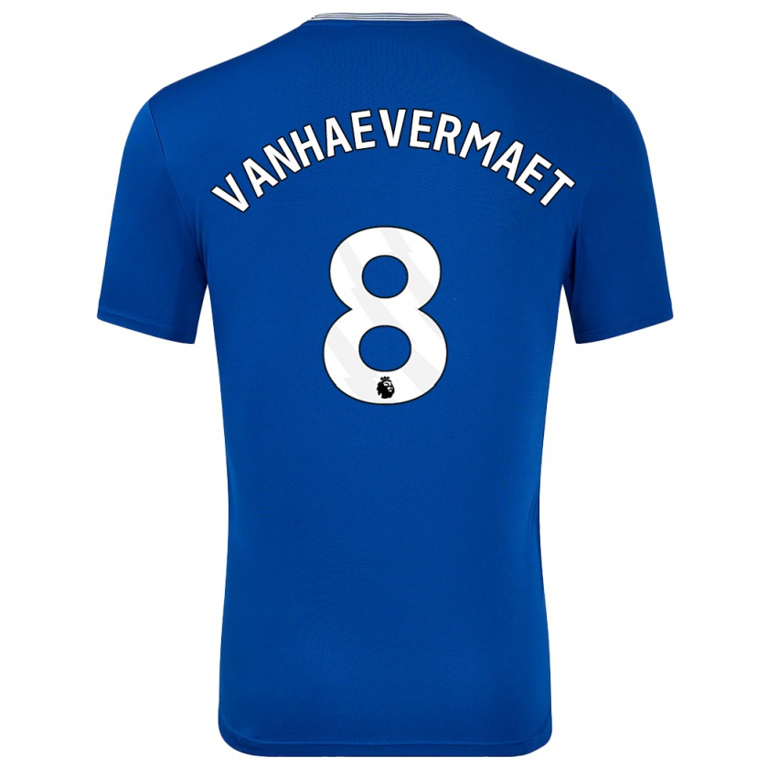 Kandiny Kinder Justine Vanhaevermaet #8 Blau Mit Heimtrikot Trikot 2024/25 T-Shirt