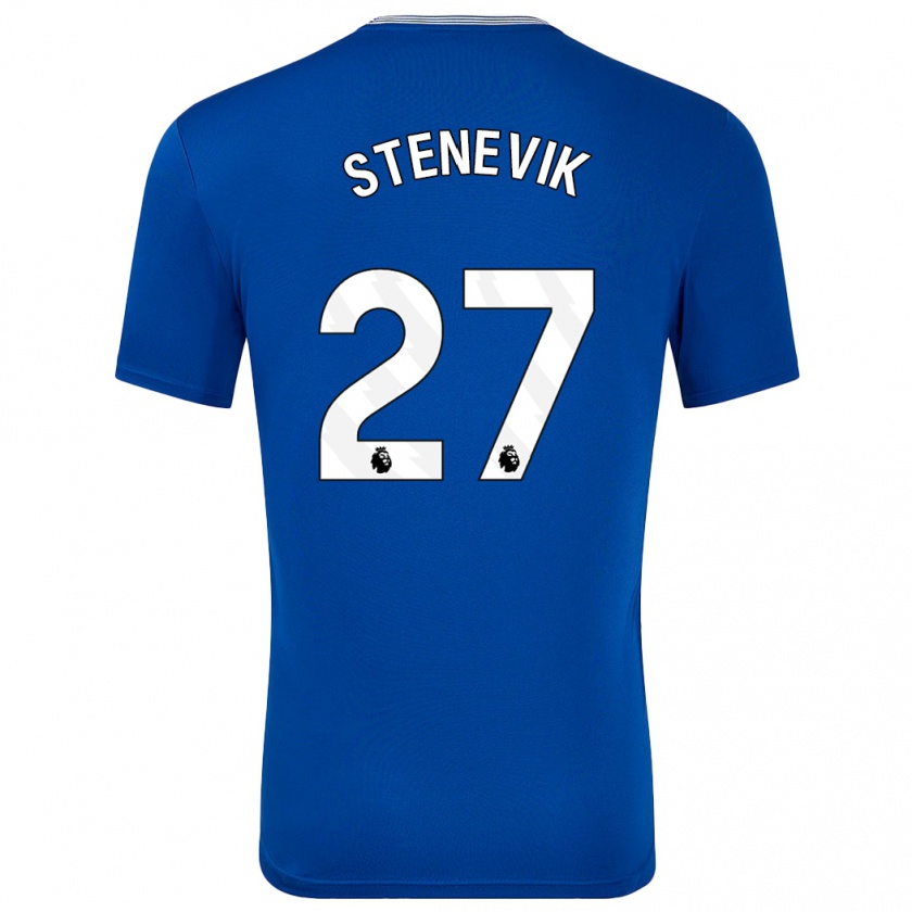 Kandiny Kinder Elise Stenevik #27 Blau Mit Heimtrikot Trikot 2024/25 T-Shirt