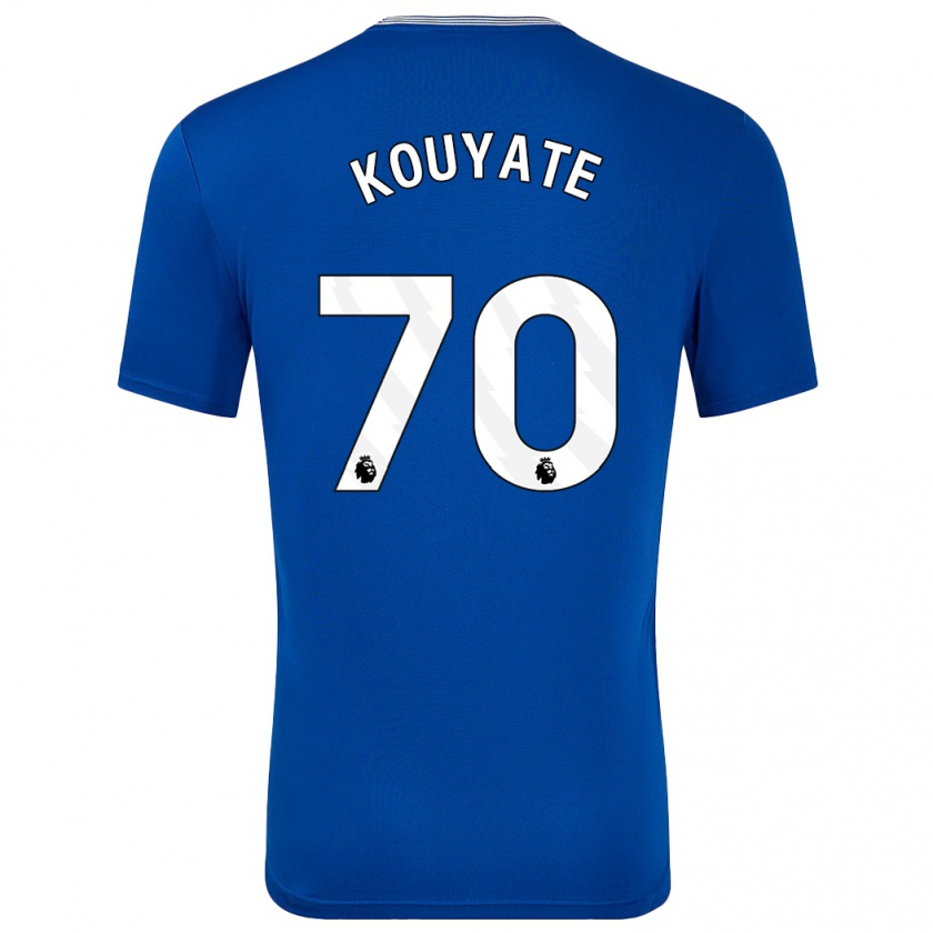 Kandiny Kinder Katia Kouyate #70 Blau Mit Heimtrikot Trikot 2024/25 T-Shirt