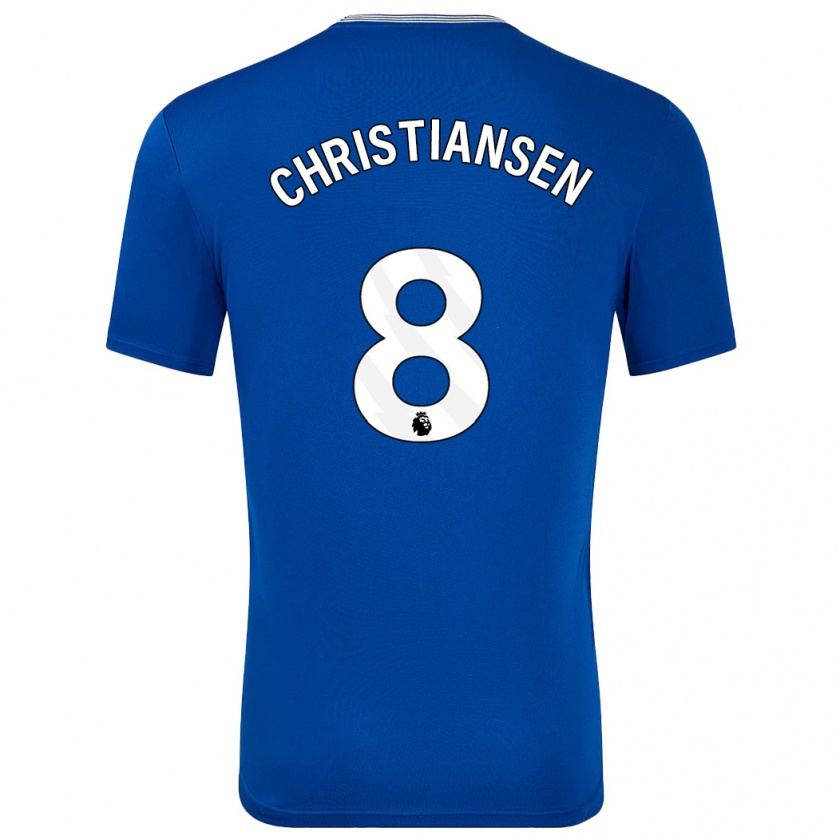 Kandiny Kinder Izzy Christiansen #8 Blau Mit Heimtrikot Trikot 2024/25 T-Shirt