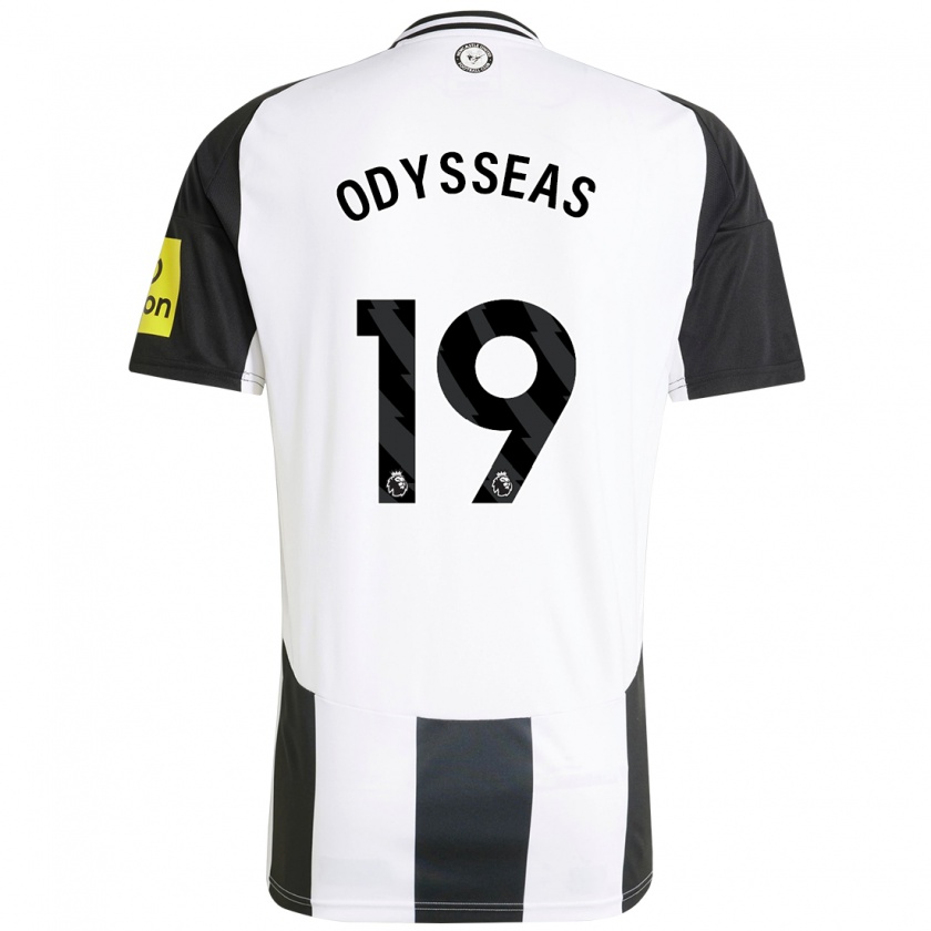 Kandiny Kinder Odysseas Vlachodimos #19 Weiß Schwarz Heimtrikot Trikot 2024/25 T-Shirt