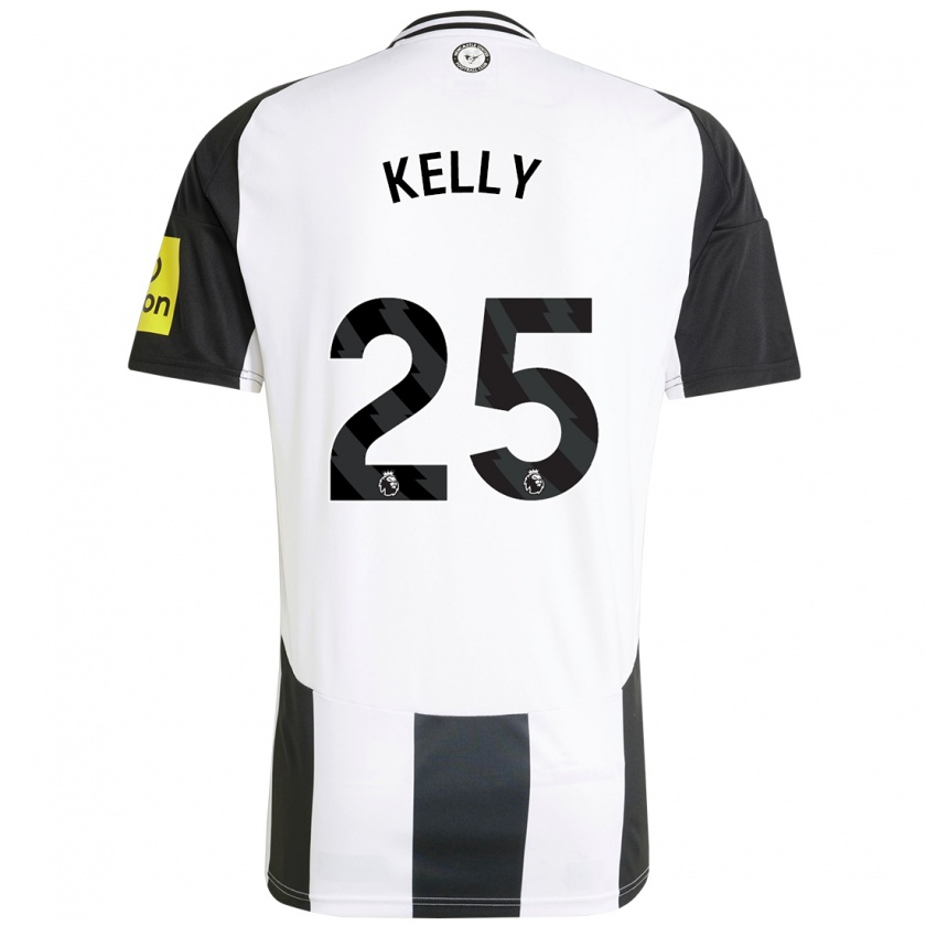 Kandiny Kinder Lloyd Kelly #25 Weiß Schwarz Heimtrikot Trikot 2024/25 T-Shirt