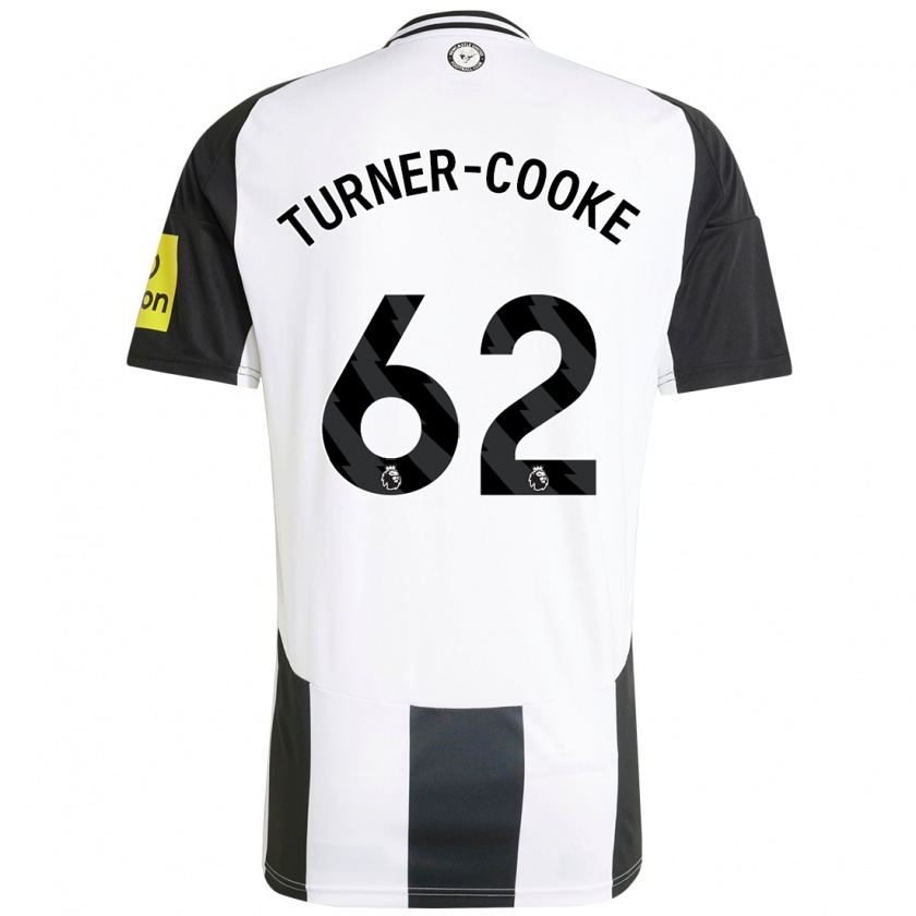 Kandiny Kinder Jay Turner-Cooke #62 Weiß Schwarz Heimtrikot Trikot 2024/25 T-Shirt