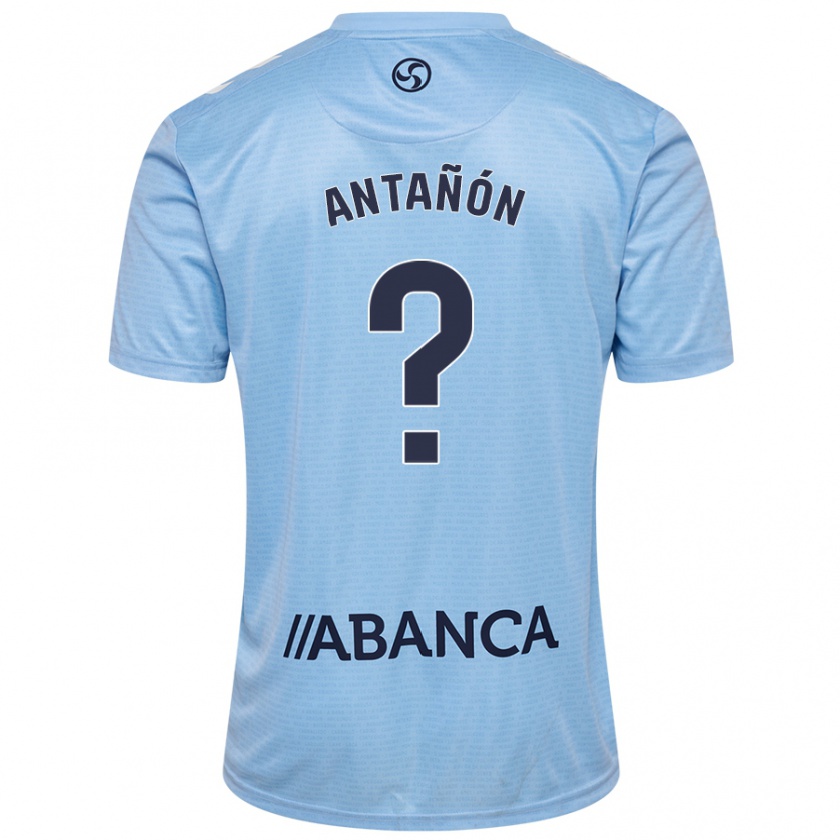 Kandiny Kinder Andrés Antañón #0 Himmelblau Heimtrikot Trikot 2024/25 T-Shirt