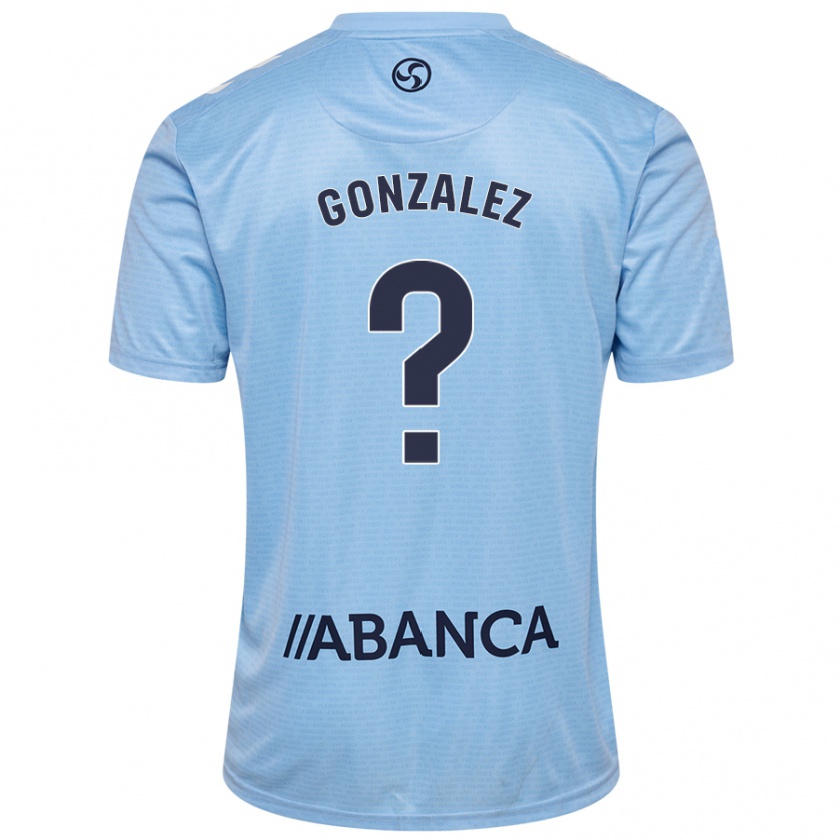 Kandiny Kinder Marcos González #0 Himmelblau Heimtrikot Trikot 2024/25 T-Shirt