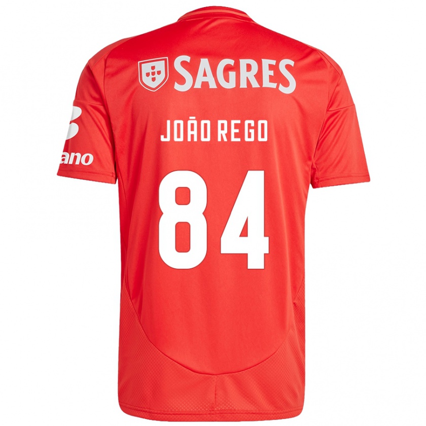 Kandiny Kinder João Rêgo #84 Rot Weiß Heimtrikot Trikot 2024/25 T-Shirt