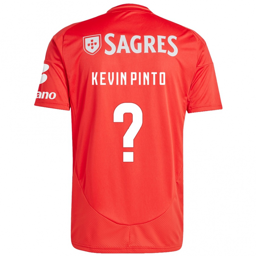 Kandiny Kinder Kevin Pinto #0 Rot Weiß Heimtrikot Trikot 2024/25 T-Shirt