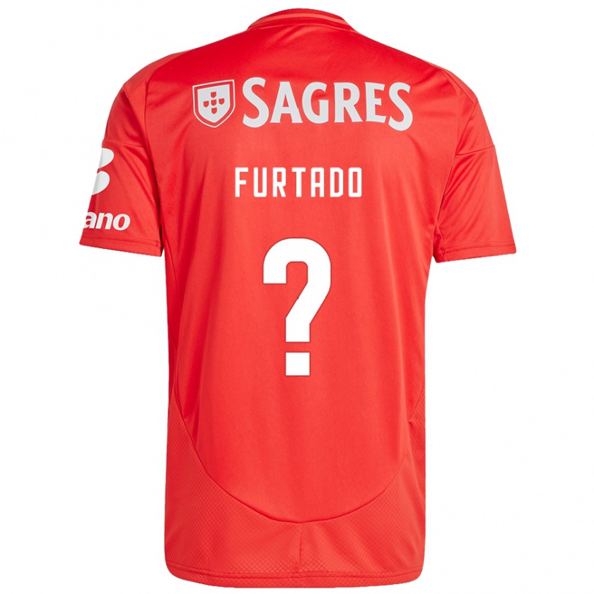 Kandiny Kinder Mauro Furtado #0 Rot Weiß Heimtrikot Trikot 2024/25 T-Shirt