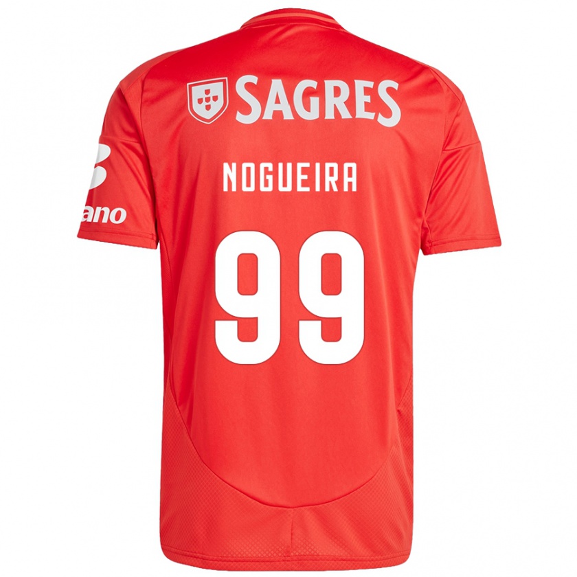 Kandiny Kinder Beatriz Nogueira #99 Rot Weiß Heimtrikot Trikot 2024/25 T-Shirt