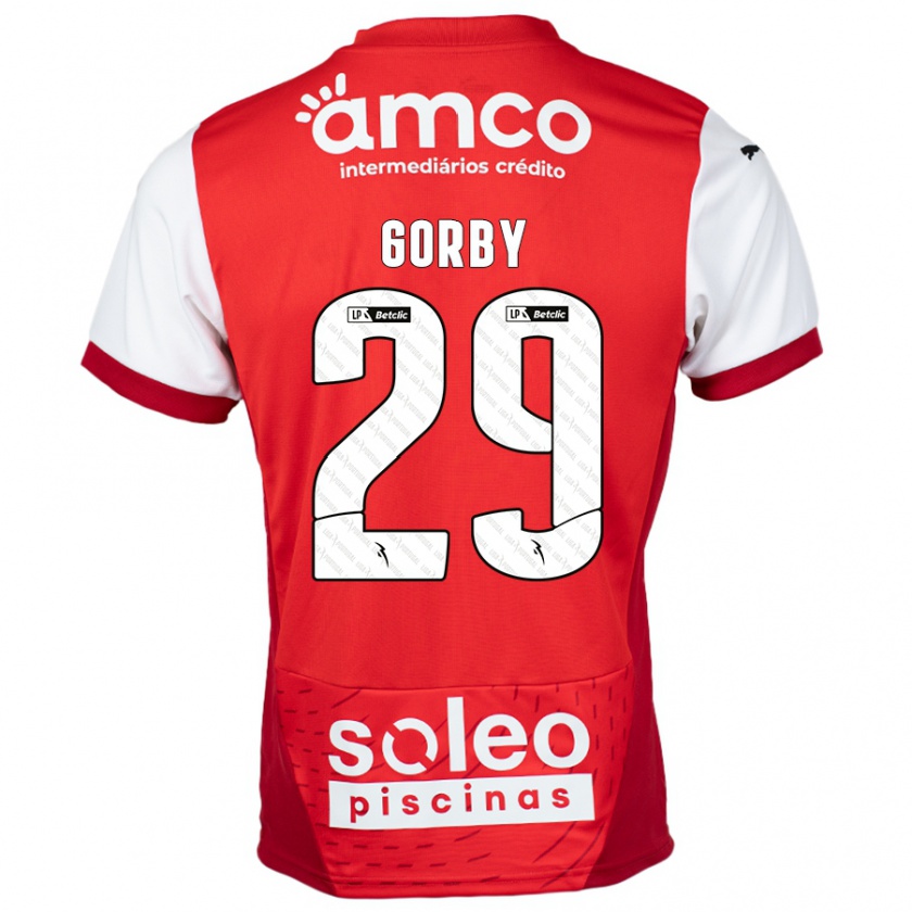 Kandiny Kinder Gorby #29 Rot Weiß Heimtrikot Trikot 2024/25 T-Shirt