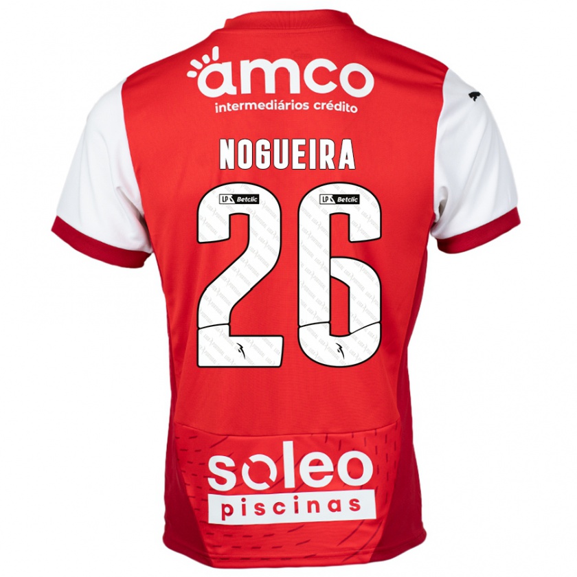 Kandiny Kinder Ana Nogueira #26 Rot Weiß Heimtrikot Trikot 2024/25 T-Shirt