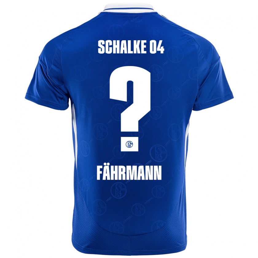 Kandiny Kinder Ralf Fährmann #0 Königsblau Heimtrikot Trikot 2024/25 T-Shirt