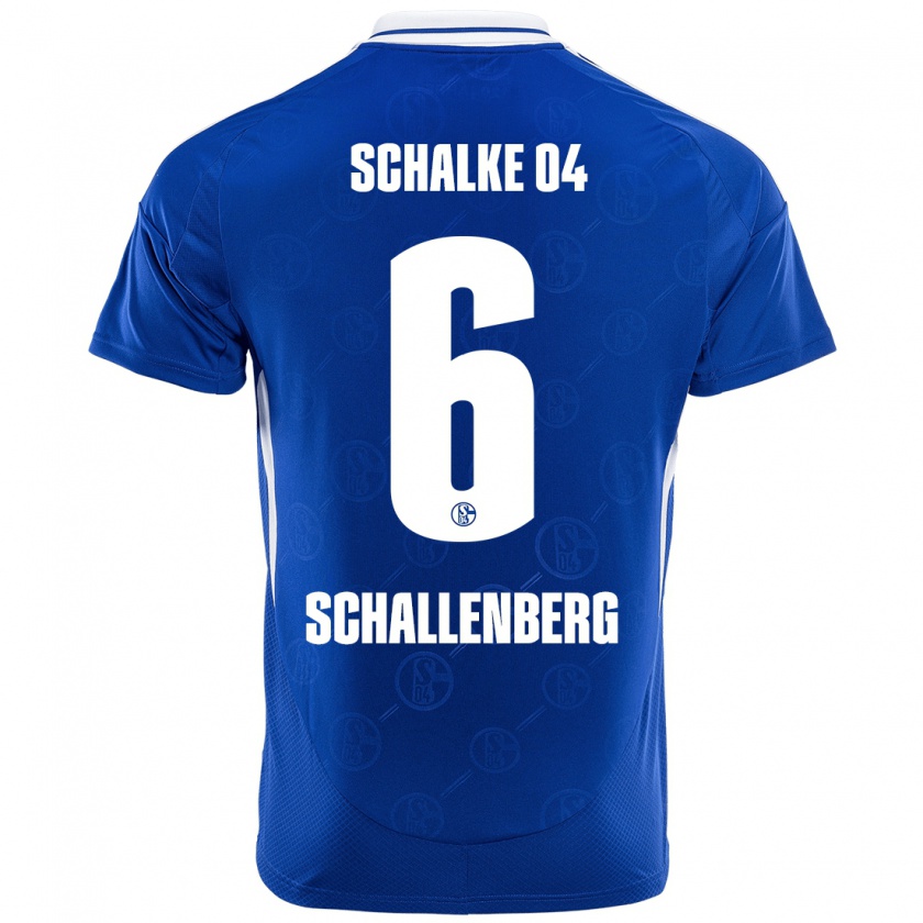 Kandiny Kinder Ron Schallenberg #6 Königsblau Heimtrikot Trikot 2024/25 T-Shirt