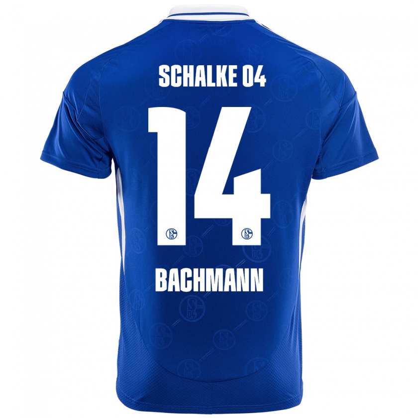 Kandiny Kinder Janik Bachmann #14 Königsblau Heimtrikot Trikot 2024/25 T-Shirt