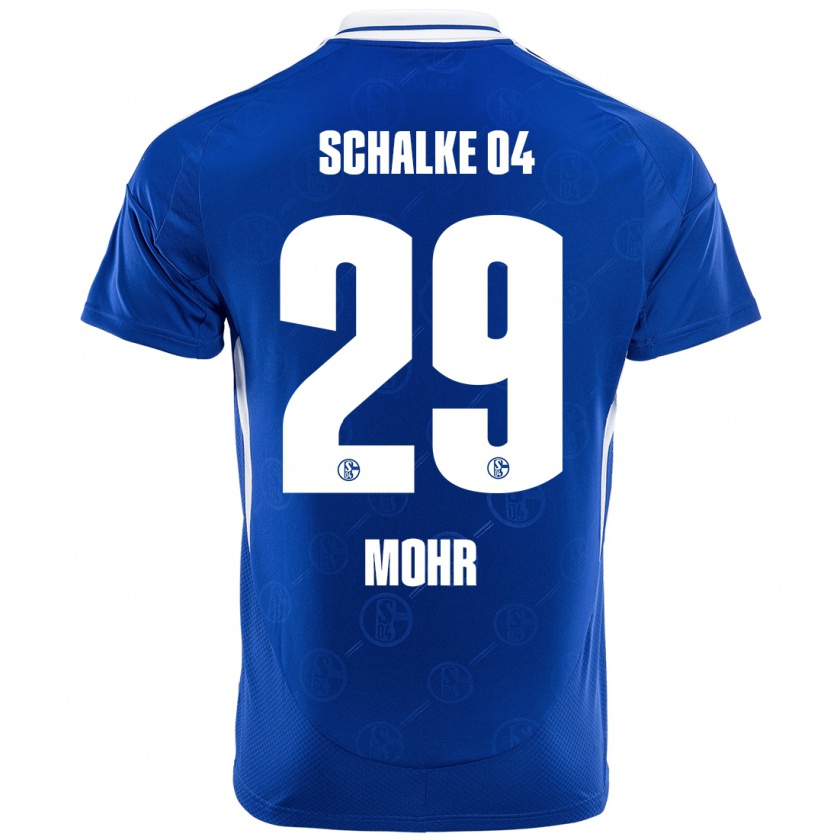 Kandiny Kinder Tobias Mohr #29 Königsblau Heimtrikot Trikot 2024/25 T-Shirt